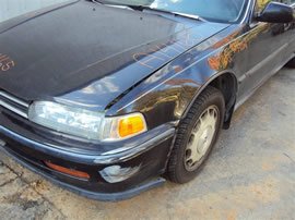 1993 HONDA ACCORD EX , 2.2L AUTO 4DR, COLOR BLACK, STK A14165